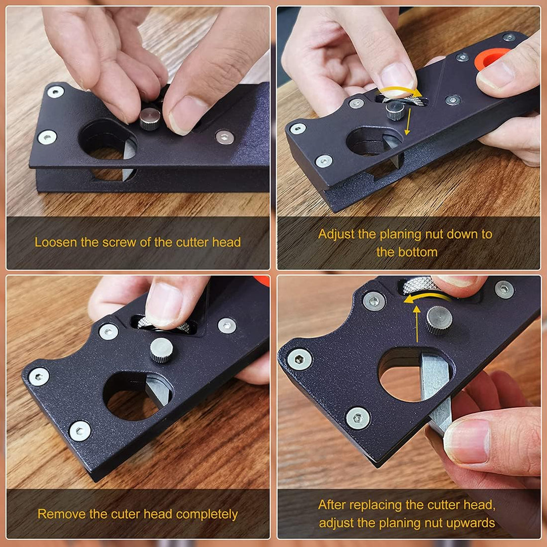 Hobel mit Fasenhobel, Eckhobel, Tischlerei, Handhobel für Holzbearbeitung, Fasenhobel, Holz, zum Anf