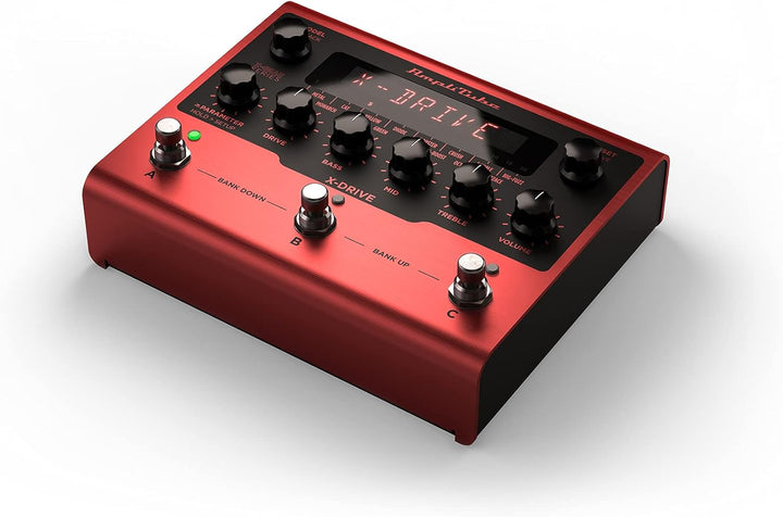 IK Multimedia AmpliTube X-DRIVE Effektpedal, 16 Modelle in einem Verzerrerpedal: Overdrive, Fuzz, Co
