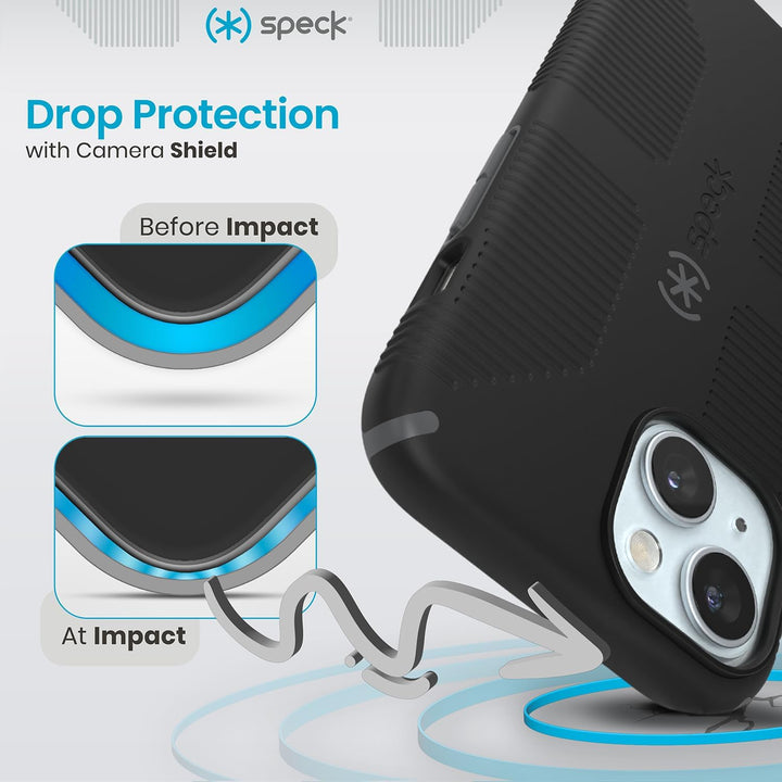 Speck iPhone 15 Hülle - Gebaut für MagSafe, Fallschutzgriff - für iPhone 15 iPhone 14 & iPhone 13 -