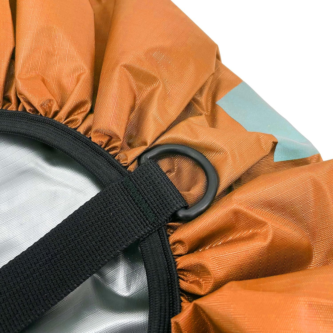Alephnull Regenschutz Rucksack mit Reflexstreifen 60L-100L wasserdichte Regenschutz Schulranzen Refl