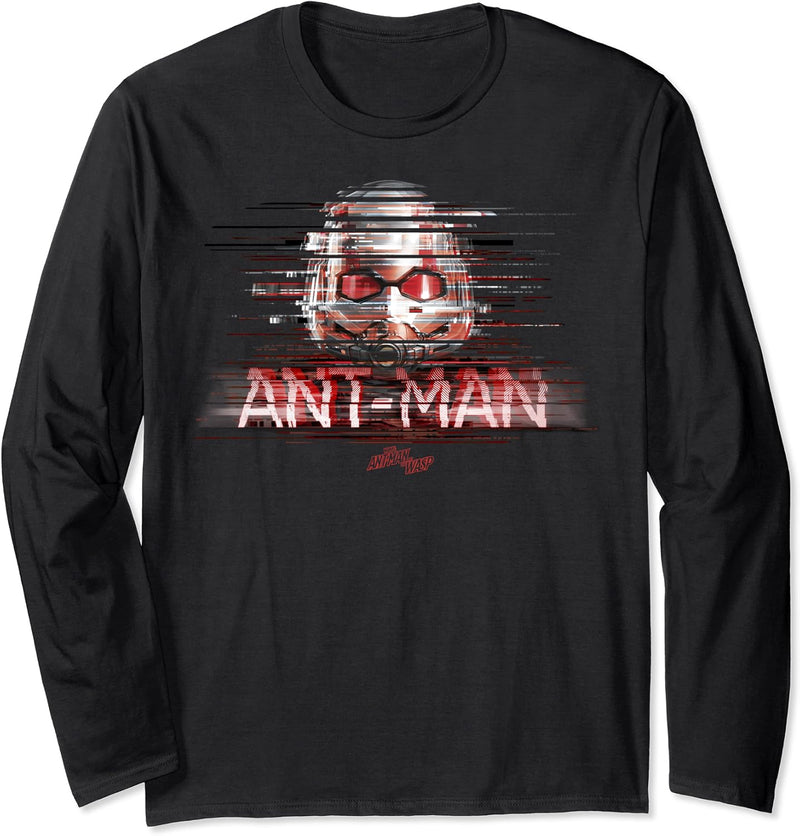 Marvel Ant-Man And The Wasp Ant-Man Glitch Portrait Langarmshirt
