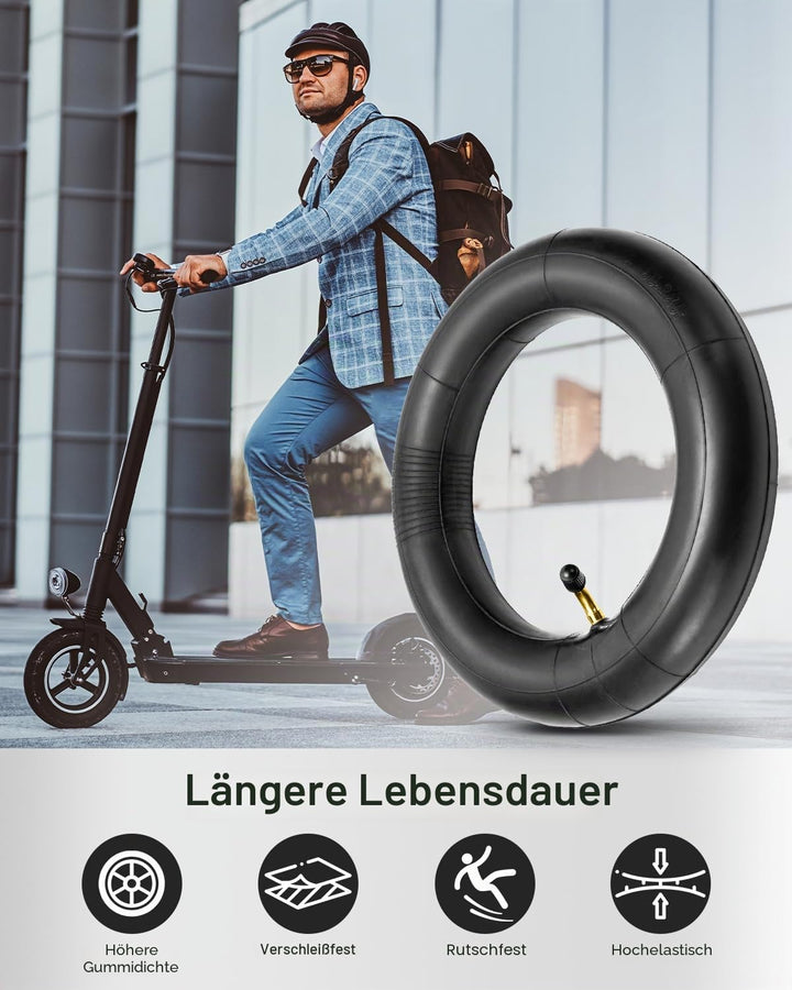 12 1/2 x 2 1/4 57-203 Kinderwagen Schlauch 12 Zoll Mit Winkelventil 45°, 2 Stück E Scooter Schlauch,