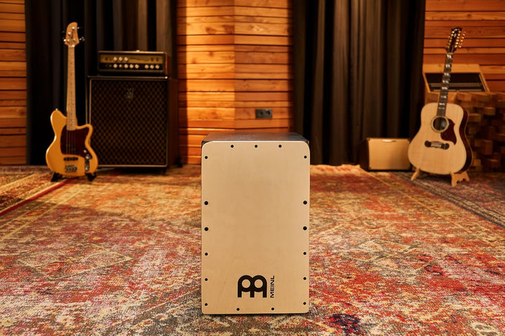 Meinl Percussion Pickup Snarecraft Cajon - Trommelkiste mit Snare und Tonabnehmer - für Kinder und E