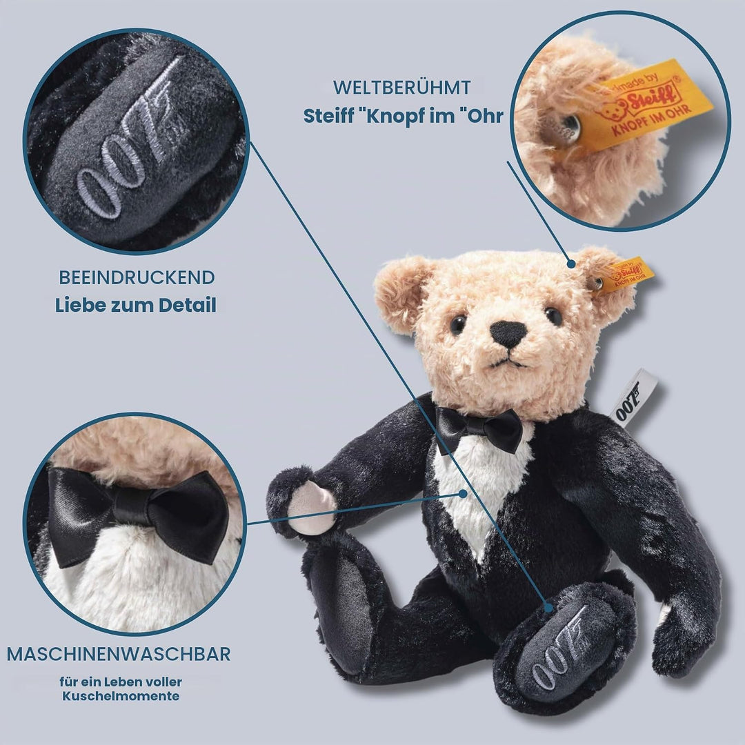Steiff 355691 James Bond Teddybär 30cm, bunt