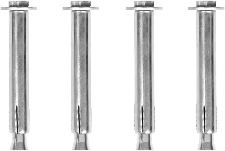 NAIZY Radstopper 1er Metall Parkstopper Parkplatzbegrenzung 180x8x9cm Parkplatzmarkierung mit Dehnsc