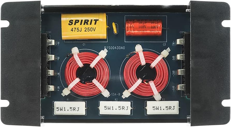 DS18 PRO-CFX 2-Wege-Autoradio-Passiv-Frequenzweiche, ideal für Hochtöner und Mitteltöner – Leistung