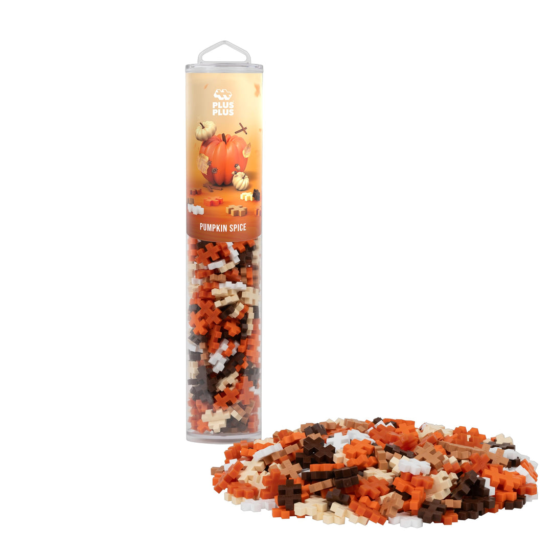 Plus-Plus - 240 Kreativ Bausteine Kürbis, Pumpkin Spice 240 Pieces Pumpkin Spice, 240 Pieces Pumpkin