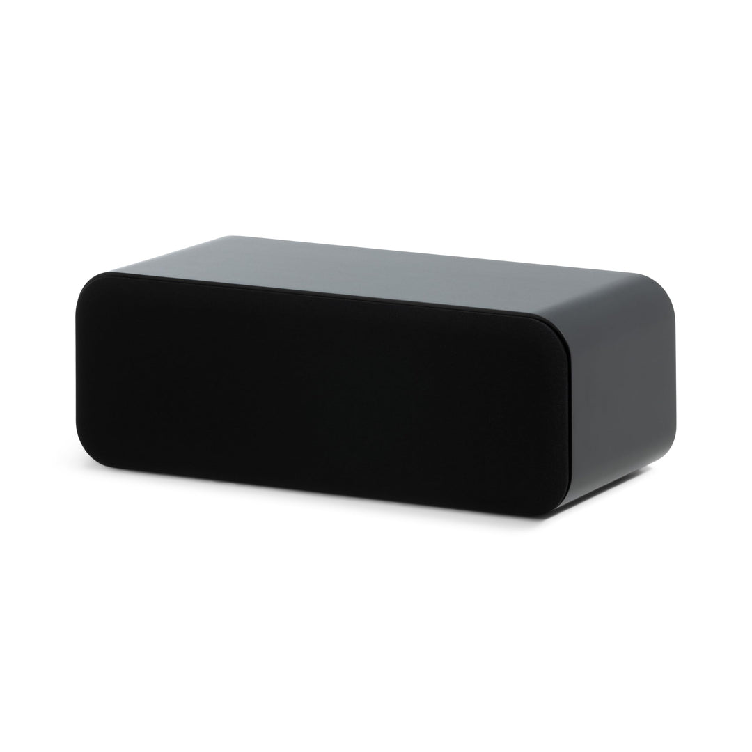 Q ACOUSTICS 3090c Center-Lautsprecher, Satin-Schwarz, 2-Wege-Reflex-Gehäusetyp, 2 x 4 Mittel-/Bass-T