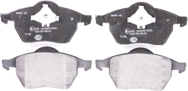 HELLA PAGID 8DB 355 008-001 Bremsbelagsatz - T1106 - Dicke/Stärke: 19.7mm - Bremssystem: Teves - nic
