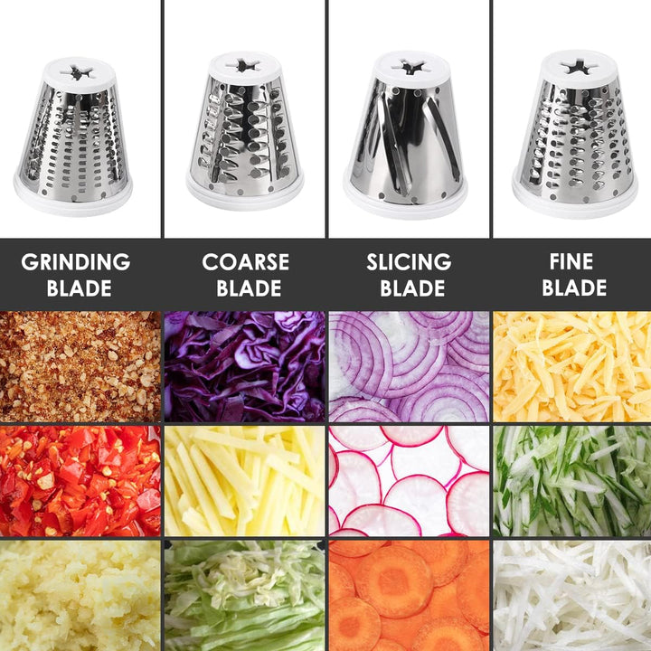 Gemüseschneider für Kitchenaid Zubehör, Slicer Shredder Aufsätze für Kitchenaid Mixer, Zerkleinerer-