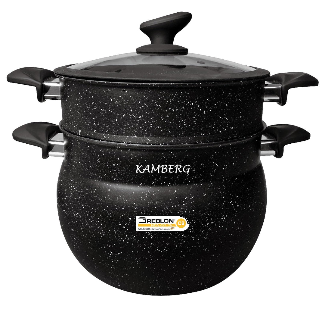 KAMBERG 0008229 Couscous-Topf, Aluminium