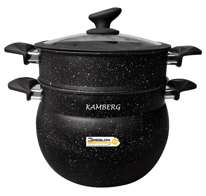 KAMBERG 0008229 Couscous-Topf, Aluminium