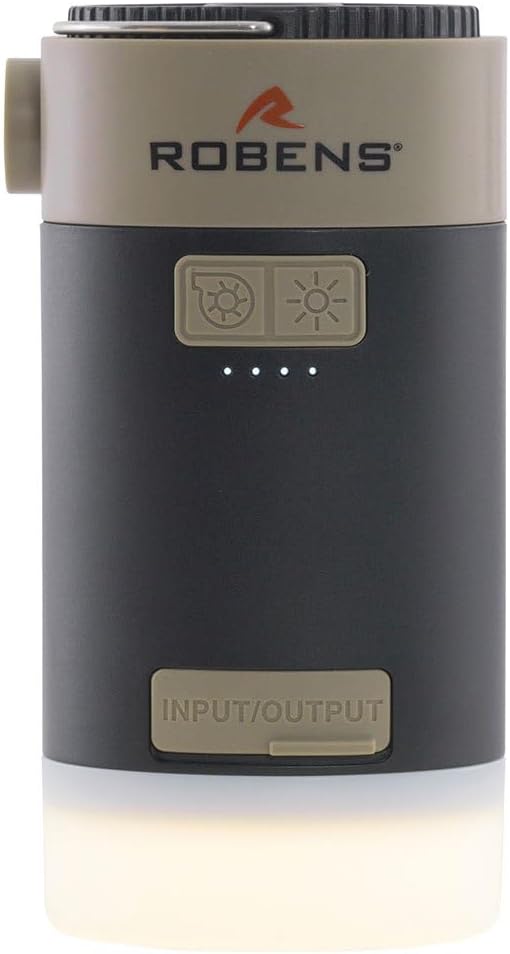 Robens Cornival 3in1 Hinchador, Lámpara, Batería USB-c Zelt, bunt, Einheitsgrösse