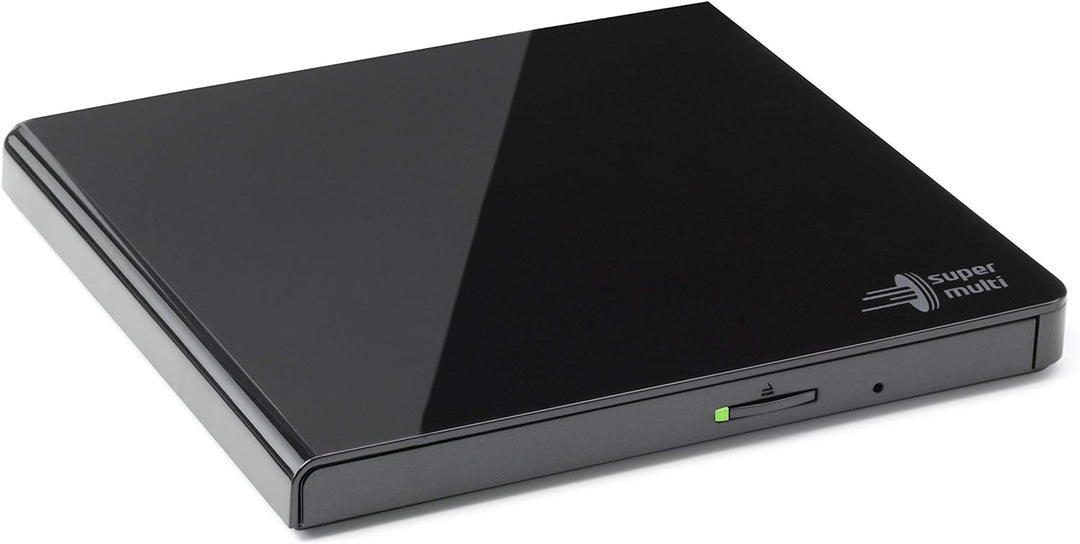 Hitachi-LG GP57 Externer Portabler Super-Multi DVD-Brenner, Ultra Slim, USB 2.0, DVD+/-RW, CD-RW, DV