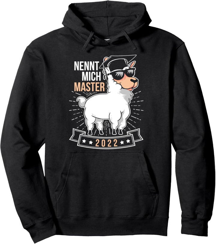 Nennt Mich Master Hut 2022 Lama Master Absolvent Geschenk Pullover Hoodie