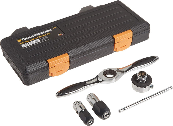 GEARWRENCH 3880 Ratschen-Gewindeschneider-Werkzeug-Set, 5-teilig 5 Piece, 5 Piece
