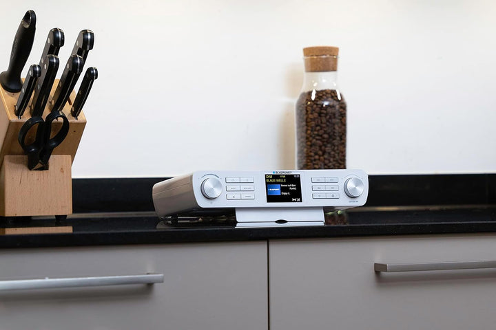 Blaupunkt KRD 100 Küchenradio mit DAB+, Senderspeicher &amp; UKW PLL, Unterbau Radio inkl. Montagemateri