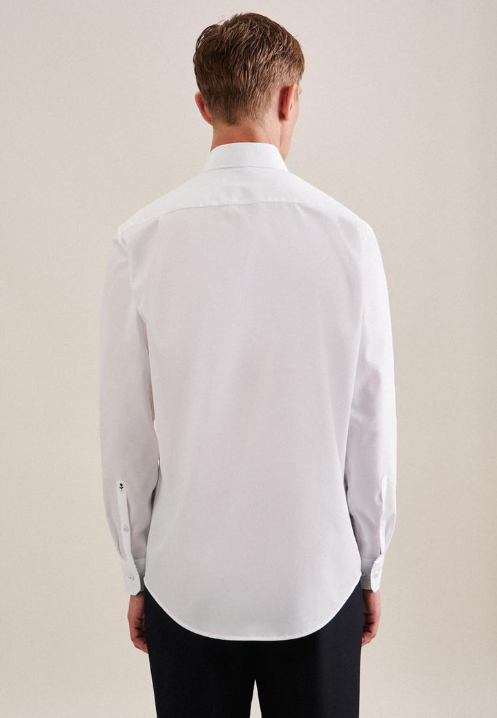 Seidensticker Herren Business-Hemd - Regular Fit - Bügelfrei - Kent-Kragen - Langarm - 100% Baumwoll