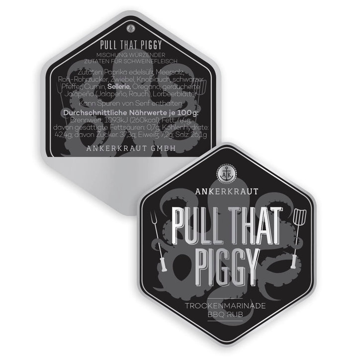 Ankerkraut Pull that Piggy, Pulled Pork BBQ-Rub, Gewürzmischung zum Grillen, 750g im Beutel 750g XXL