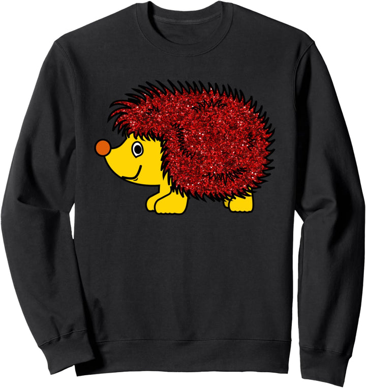 Schöne rote Igel Stachelschwein für Mädchen Frauen Freundin Sweatshirt