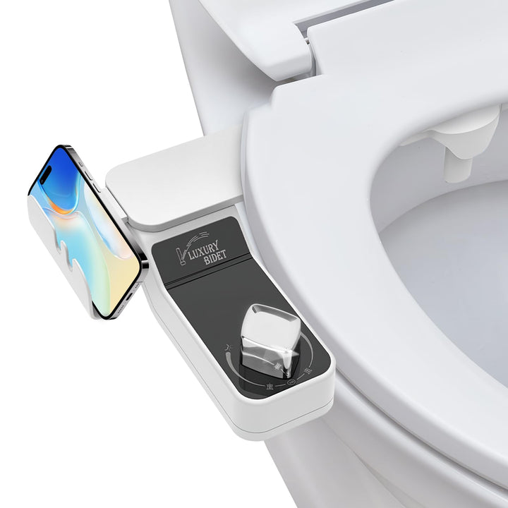 Bidet Einsatz für Toilette Nicht Elektrisch Bidet Aufsatz für Toilette mit Einziehbare Selbstreinige