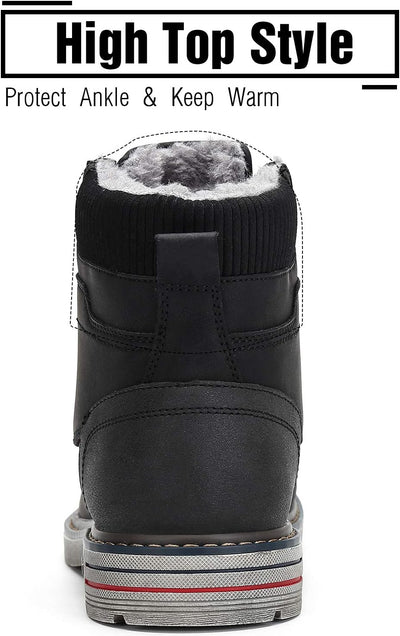 Mishansha Winterschuhe Herren Stiefel Warm Gefüttert Winterstiefel Damen Wasserdicht Outdoor Schnees