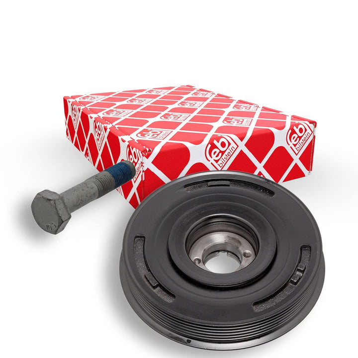 febi bilstein 33782 Riemenscheibe (entkoppelt) für Kurbelwelle, mit Schraube , 1 Stück