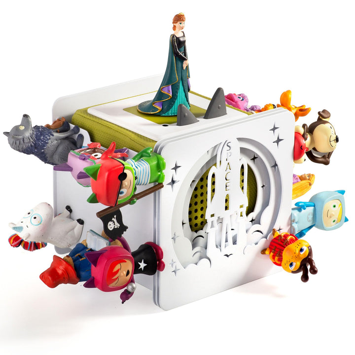 Xozoyo Metall Tonie Regal vollständig magnetisches Toniebox Regal Tonie aufbewahrung für bis zu 25-4