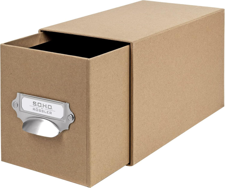 Rössler SOHO CD-Schubladenbox | Schubladen-Aufbewahrungsbox | Organizer mit Schublade | Storage Box