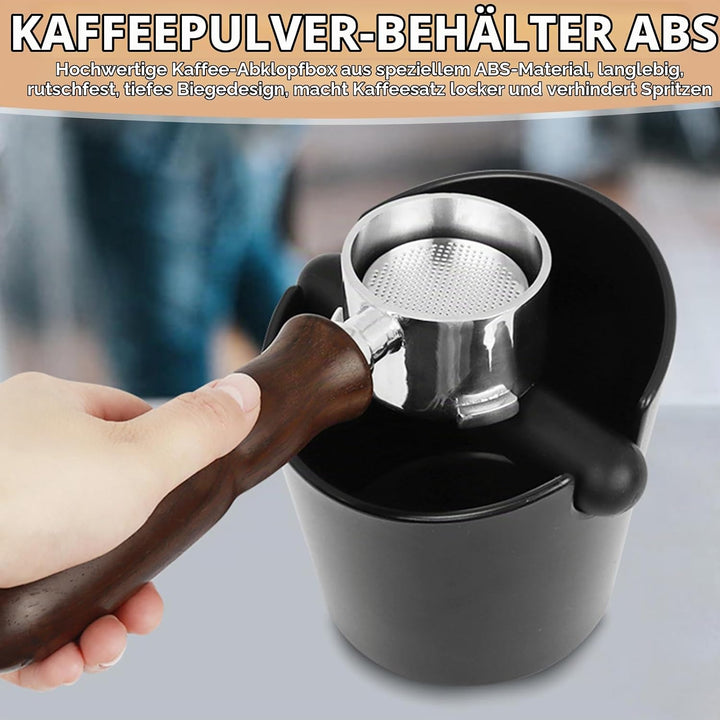 Abklopfbehälter für Siebträger, Kaffeesatz Zbschlagbehälter, Espresso Abklopfbehälter mit Abnehmbar