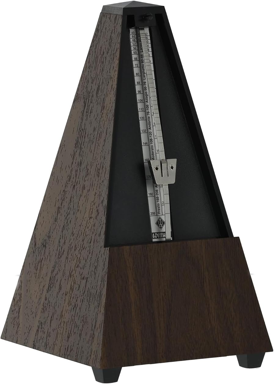 Wittner Metronom Taktell Pyramidenform System Maelzel Serie 802K - Mit Glocke - Mit Plexiglasdeckel