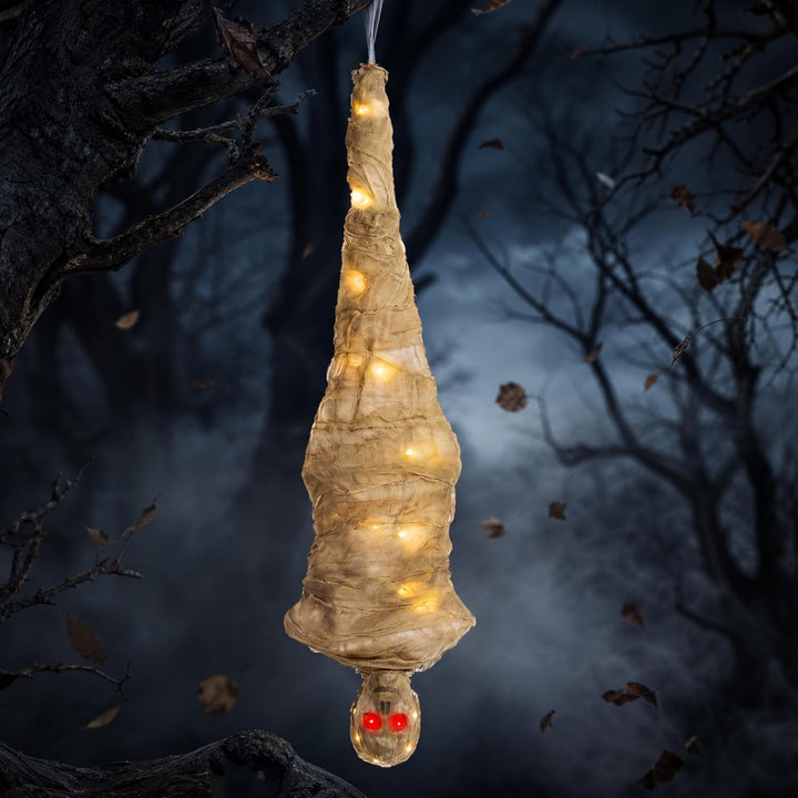 JOYIN 165 cm Halloween Corpse Dekoration, animierte hängende Corpses Requisiten mit Ganzkörperlichte