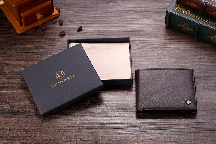 Cronus &amp; Rhea® | Luxus Geldklammer aus exklusivem Leder (Ladon) | Kartenhalter - Kartenetui - Geldbe