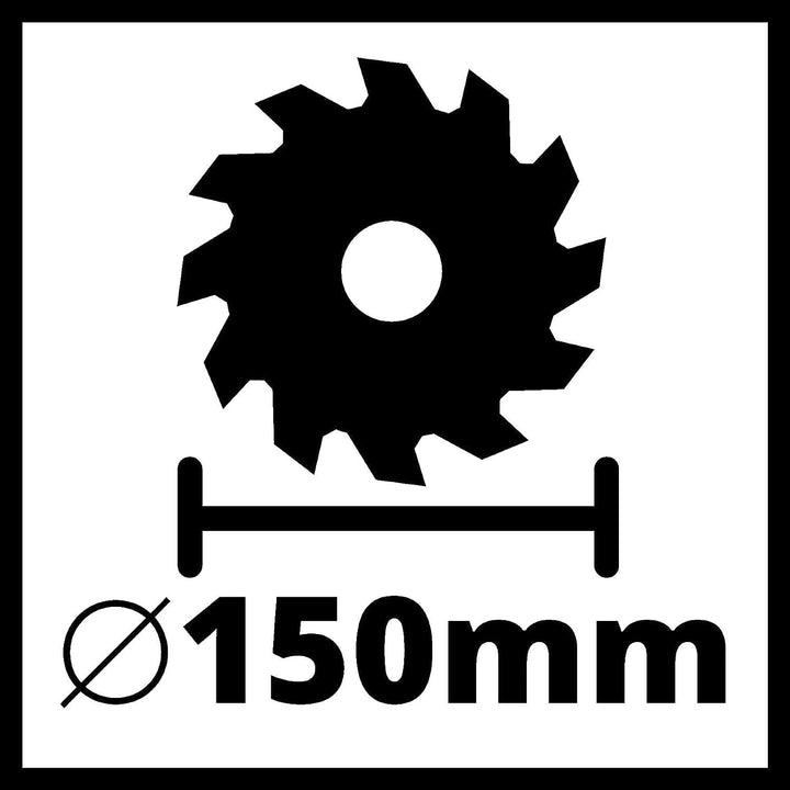 Einhell Akku-Handkreissäge TE-CS 18 Li-Solo Power X-Change (Lithium-Ionen, Staubabsaugadapter, Spind
