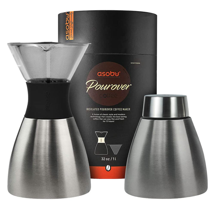 Asobu - Pour Over Filterkaffeebereiter Silber