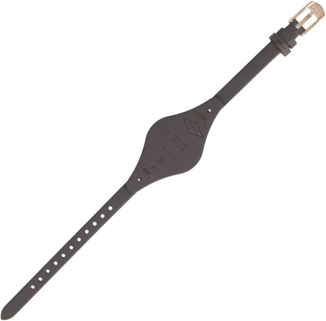Fossil Uhrenarmband 8mm Leder Grau - ES-3077 | LB-ES3077