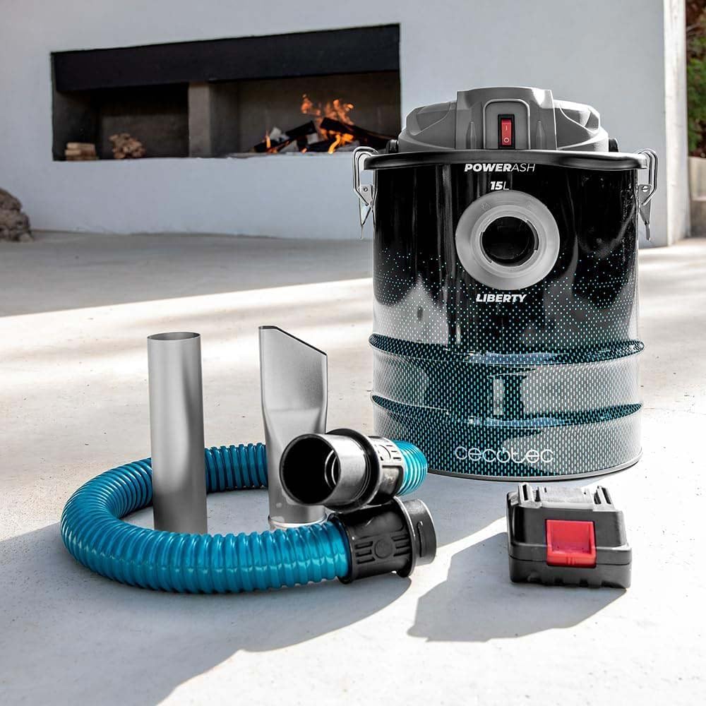 Cecotec Aschesauger Conga Ash 7000 Liberty. 120W, Extreme Saugleistung, 15 L, 18V Batterie, 15 Minut