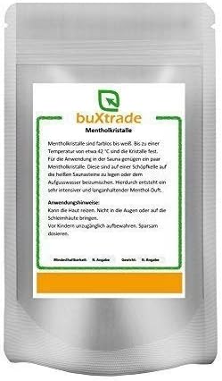 500 g Mentholkristalle Menthol Kristalle Sauna Kristalle Minzöl Aufguss Aufguss
