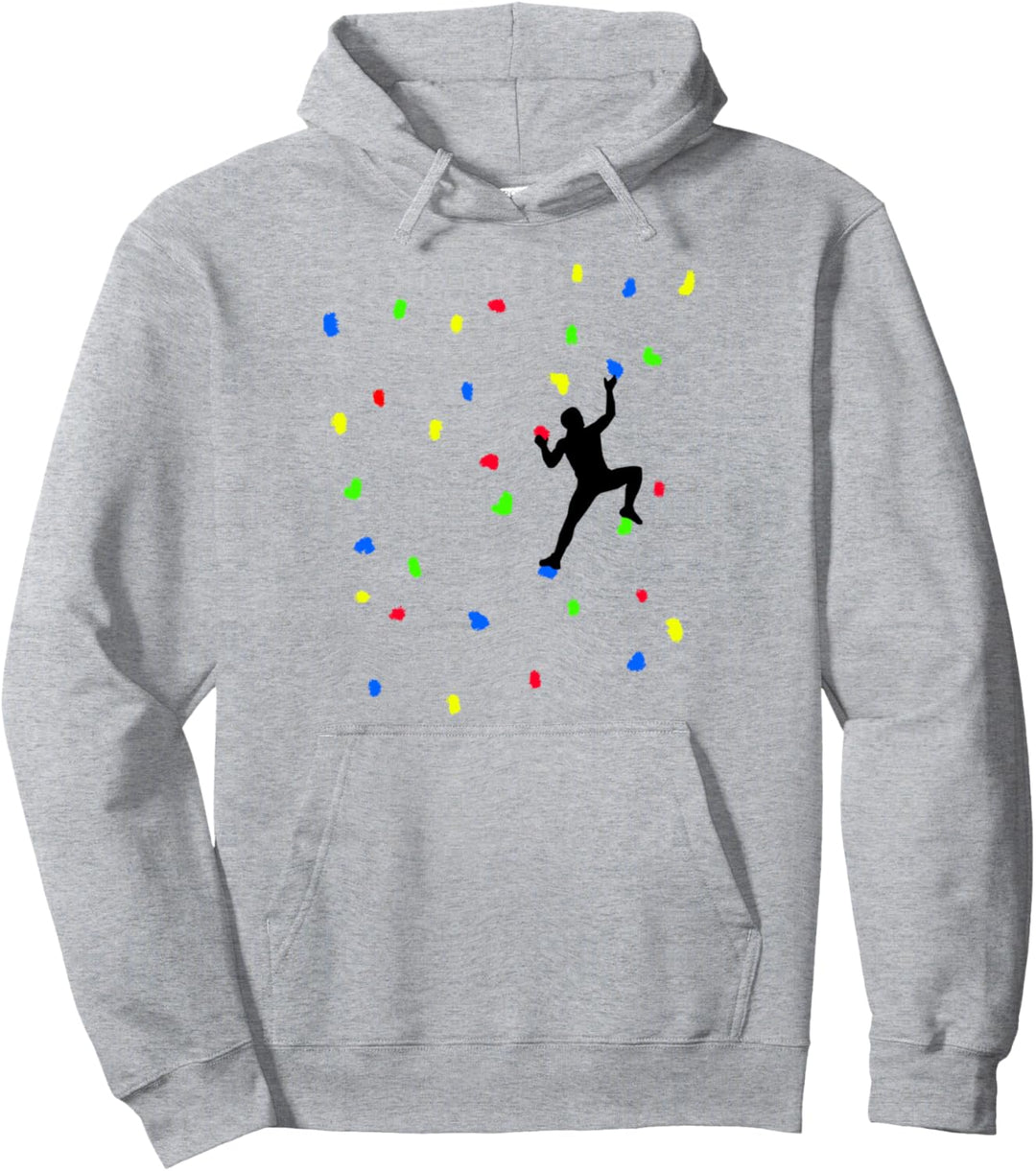 Bouldern Motiv Boulderwand Mit Bunten Boulder Pullover Hoodie