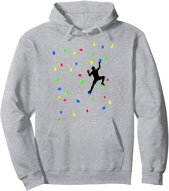 Bouldern Motiv Boulderwand Mit Bunten Boulder Pullover Hoodie