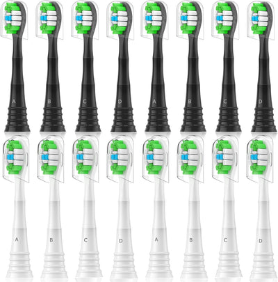 16er Ersatzbürsten Kompatibel mit Philips Sonicare Elektrische Zahnbürste,Bürstenköpfe Zahnbürstenau