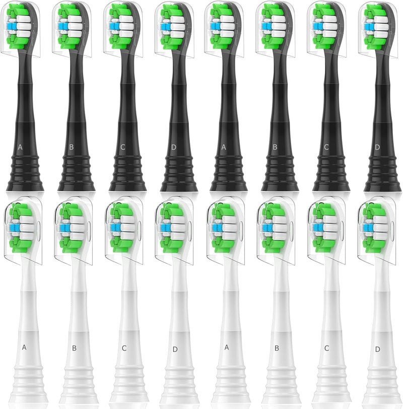 16er Ersatzbürsten Kompatibel mit Philips Sonicare Elektrische Zahnbürste,Bürstenköpfe Zahnbürstenau