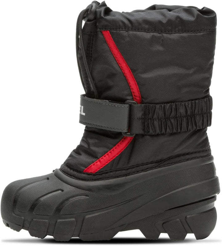 Sorel Flurry Winterstiefel für Kinder 25 EU Black Bright Red 2023, 25 EU Black Bright Red 2023