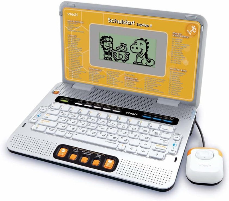 VTech Schulstart Laptop E – Lerncomputer mit 160 Lernspielen in Deutsch und Englisch – Zum Lernen vo