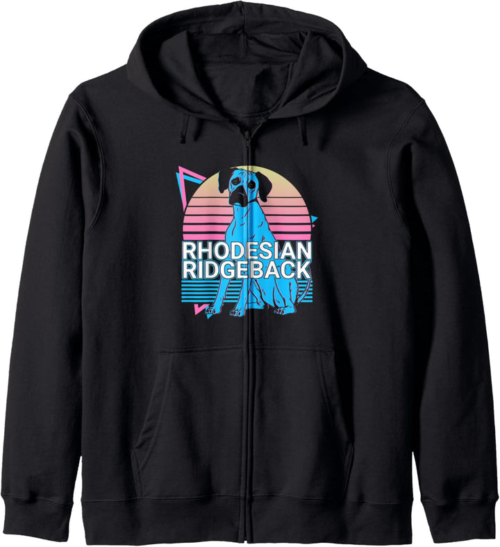 Rhodesian Ridgeback Retro Kapuzenjacke
