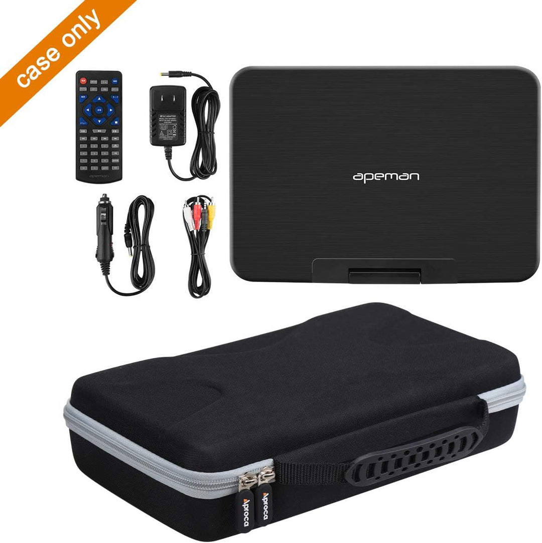 Aproca Hartschalen-Reisetasche für Apeman 19,1 cm (7,5 Zoll) tragbaren DVD-Player