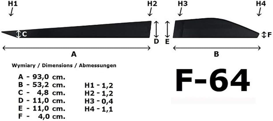 Spangenberg Seitenschutzleisten schwarz kompatibel mit Suzuki Across ab Baujahr 07.2020- F64