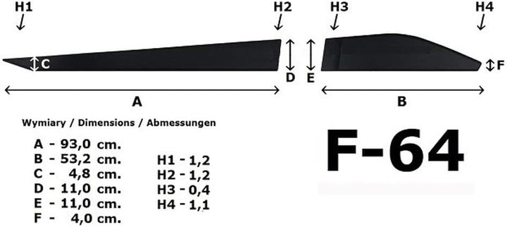Spangenberg Seitenschutzleisten schwarz kompatibel mit Suzuki Across ab Baujahr 07.2020- F64
