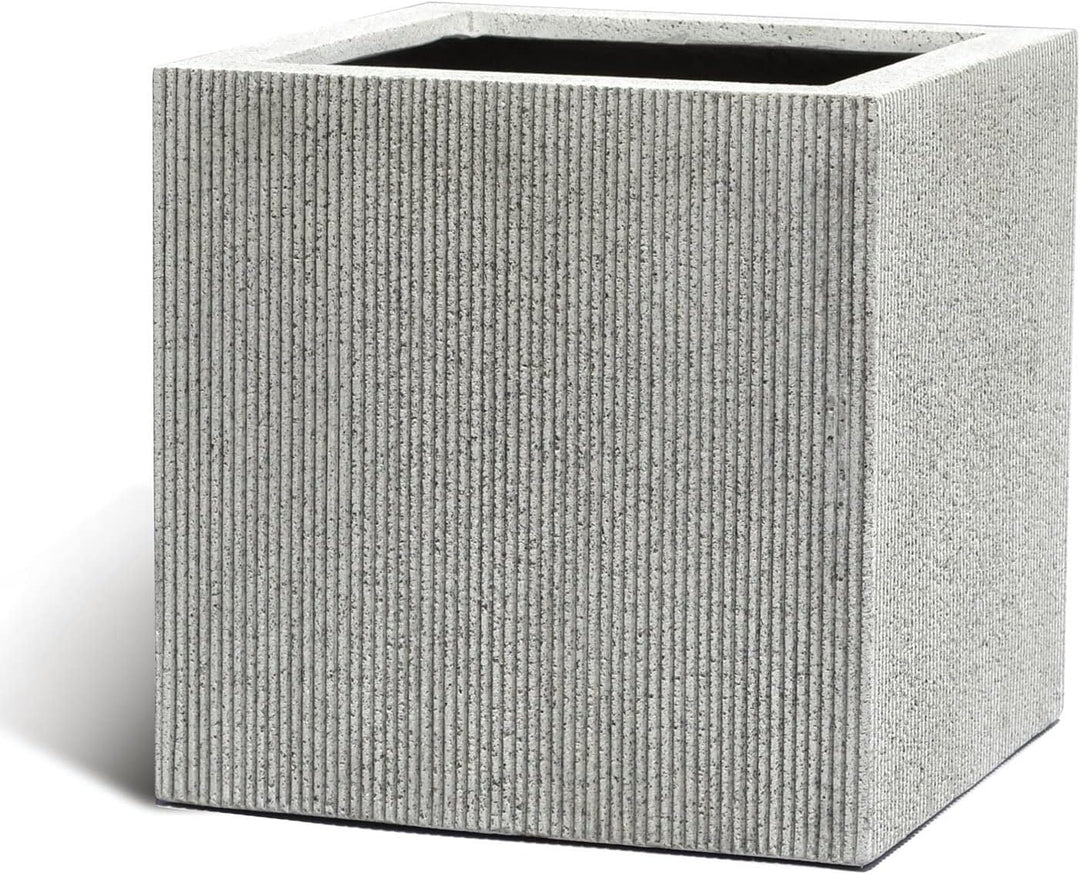 ESCHBACH® Pflanzkübel Cube 40 Grau Quadratisch * 40 x 40 x 40 cm * 10 Jahre Garantie 40x40x40, 40x40