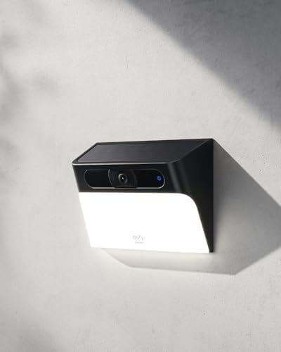 eufy Security Solar Wall Light Cam S120, kabellose 2K Solar Überwachungskamera aussen, nachhaltige S